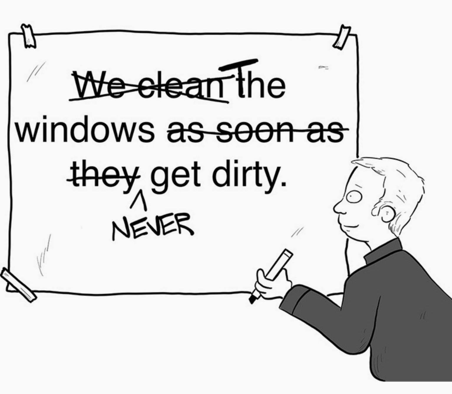 Clean windows